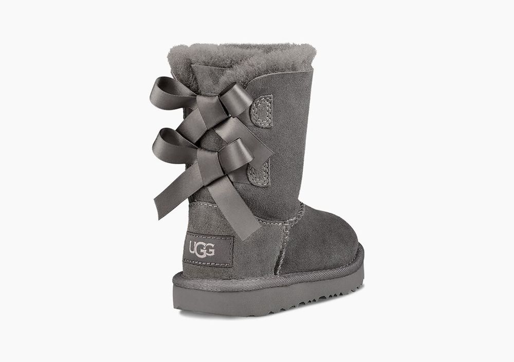 Ugg Boots Canada - Ugg Kids' Bailey Bow Ii Grey